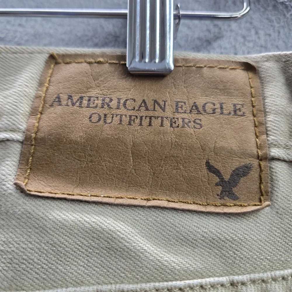 American Eagle Outfitters Men Jeans 33/32 Beige Pants Khakis Twill 30